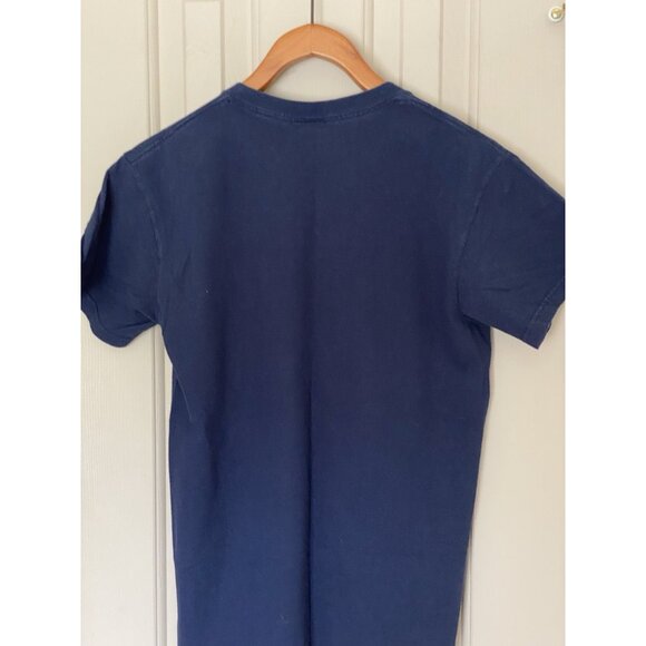 Star Wars Blue T-Shirt Battleship Galactic Size S Small Lucas Films Retro Look - Picture 6 of 10